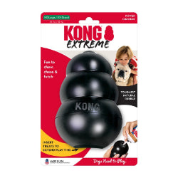 Kong Classique Extrême - Jouet et Distributeur de Friandises en Caoutchouc Résistant pour Chiens