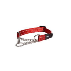 ROGZ Collier Snake Contrôle à Chaîne L Rouge