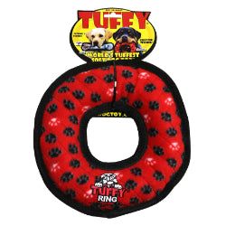 Tuffy Ultimates - Anneau - Jouet de Tiraillement Ultra Résistant avec Couineur pour Chiens