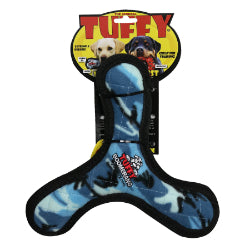 Tuffy Ultimates - Boomerang - Jouet de Tiraillement Ultra Résistant avec Couineur pour Chiens