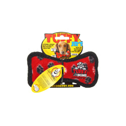 Tuffy Ultimates - Os Jr - Jouet de Tiraillement Ultra Résistant avec Couineur pour Chiens