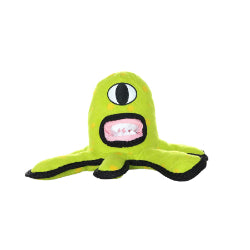 Tuffy Série Extraterrestre - Captain Kurklops Le Cyclope Vert - Jouet Ultra Résistant avec Couineur pour Chiens