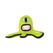 Tuffy Série Extraterrestre - Captain Kurklops Le Cyclope Vert - Jouet Ultra Résistant avec Couineur pour Chiens