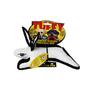 Tuffy Ferme - Wolly Le Lapin Jr Blanc - Jouet en Peluche avec Couineur pour Chiens