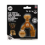 Voir l’image dans la galerie, Tastybone - Os Trio à Saveur de Beurre d'Arachide - Jouet à Mâcher en Nylon pour Chiens
