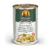 Weruva Classic - Chien Poulet, Citrouille, Verdures et Oeufs en Sauce - Nourriture Humide Sans Grains pour Chiens