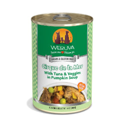 Weruva Classic - Chien "Cirque de la Mer" Soupe au Thon, Légumes et Citrouille - Nourriture Humide Sans Grains pour Chiens