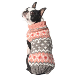 CHILLY DOG Pull en Jacquard Pêche M