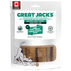 Great Jack's - Barres de Tendon Séchées à l'Agneau - Gâteries Lyophilisées Sans Grains pour Chiens