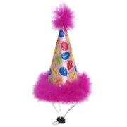 Huxley & Kent - Chapeau d'Anniversaire Rose pour Chiens