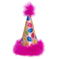 Huxley & Kent - Chapeau d'Anniversaire Rose pour Chiens