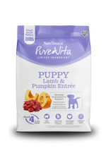 Voir l’image dans la galerie, NutriSource PureVita - Chiot Agneau et Citrouille - Nourriture Sèche à Ingrédients Limités Sans Grains pour Chiens