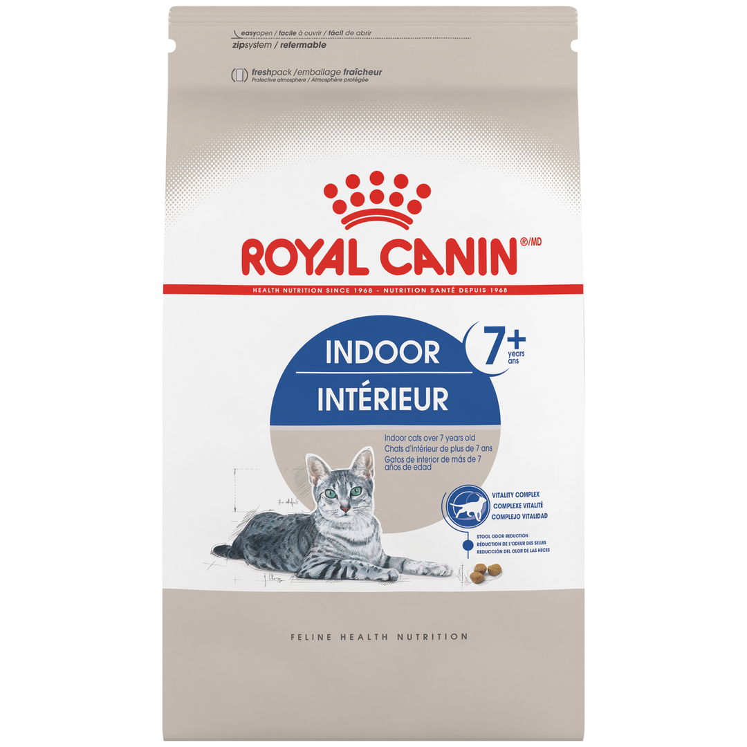 Royal Canin - Nourriture Sèche pour Chats Adultes d'Intérieur 7+ Ans