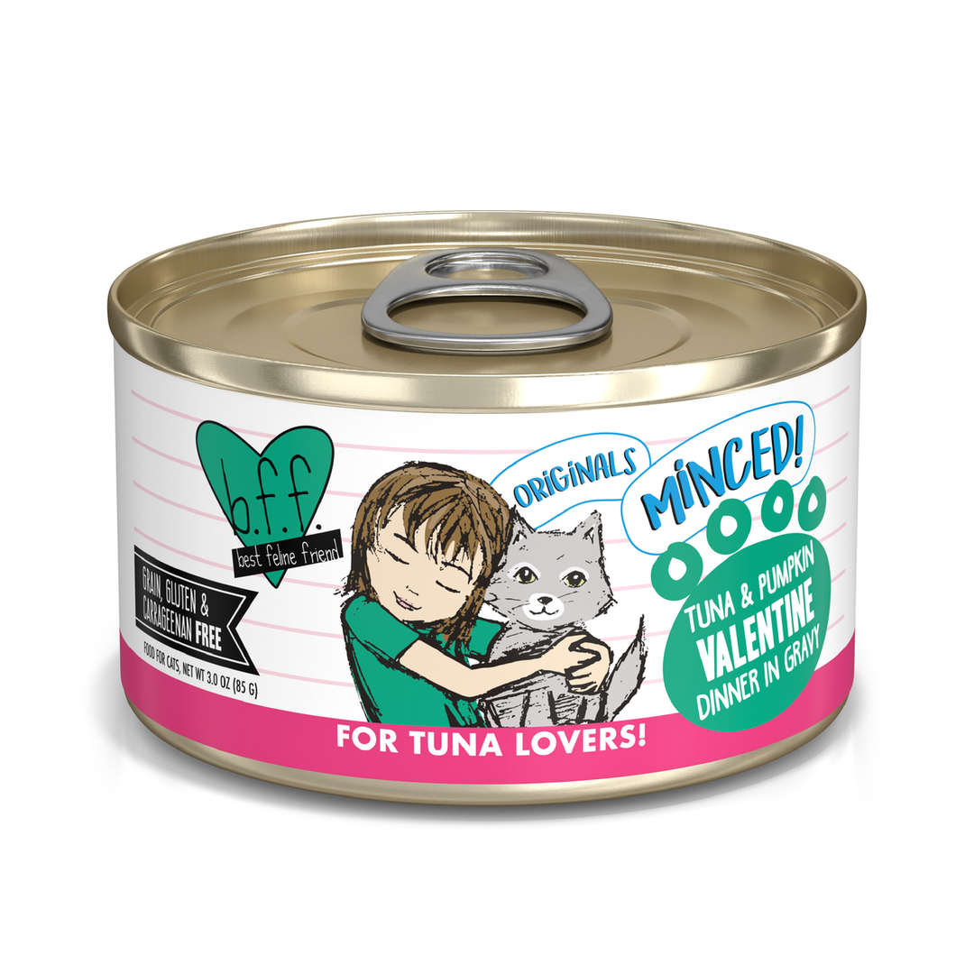 Weruva Best Fido Friend Originals - Valentine - Thon et Citrouille en Sauce - Nourriture Humide Sans Grains pour Chats