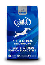 Voir l’image dans la galerie, NutriSource Choice - Chien Poisson Blanc et Riz - Nourriture Sèche pour Chiens