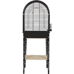 Voir l’image dans la galerie, *ZOLUX Cage Chic Patio et Meuble Noire pour Oiseaux