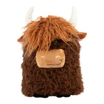 Voir l’image dans la galerie, Kong - Comfort Jumbo Vache Highland - Jouet Interactif en Peluche avec Couineur pour Chiens