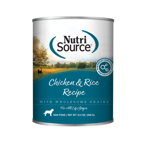 NutriSource - Chien Pâté de Poulet et Riz - Nourriture Humide pour Chiens