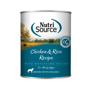 NutriSource - Chien Pâté de Poulet et Riz - Nourriture Humide pour Chiens
