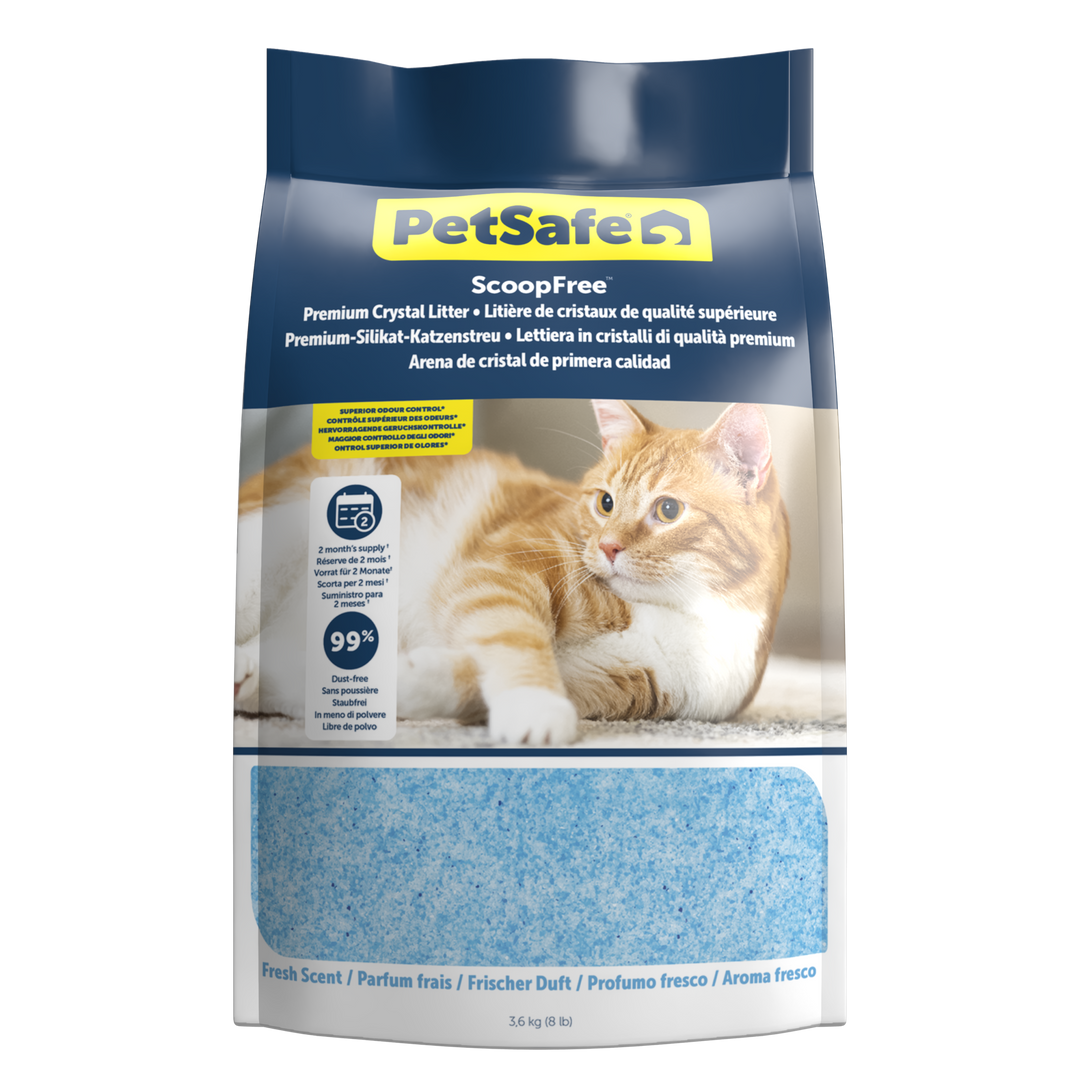 Petsafe - ScoopFree Litière de Cristaux Premium Bleus - Litière pour Chats