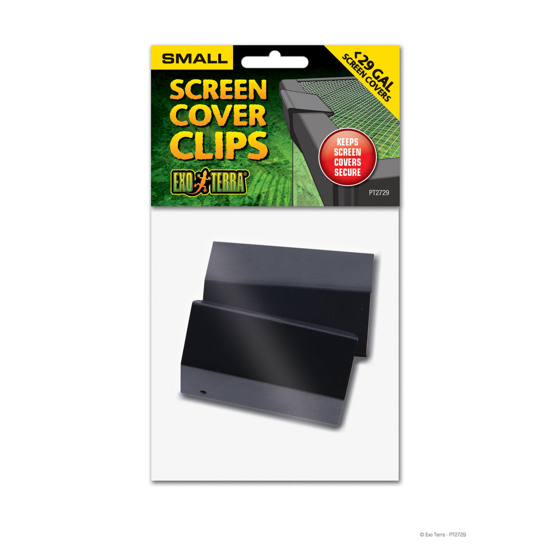 EXO TERRA Pinces pour Couvercle Grillagé S pour Reptiles