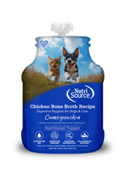 NutriSource Come-Pooch-A - Chien Poulet en Bouillon - Garniture pour Chiens en Pochette