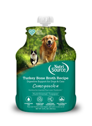 NutriSource Come-Pooch-A - Chien Dinde en Bouillon - Garniture pour Chiens en Pochette