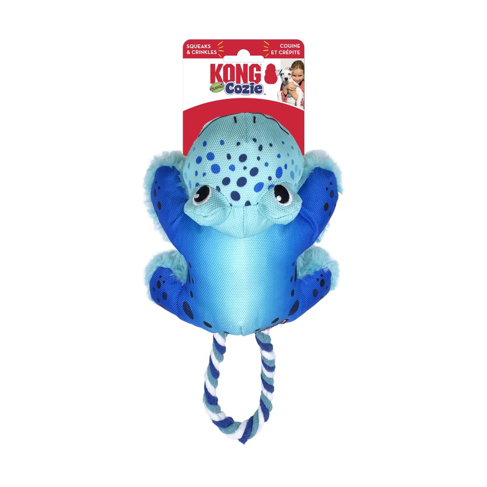 KONG Jouet Chien Cozie Tuggz Grenouille M/L