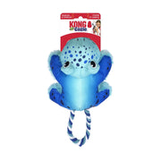 Kong - Cozie Tuggz Grenouille - Jouet de Tiraillement en Peluche pour Chiens