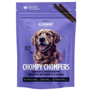 NutriSource Element Chompy Chompers - Dinde et Canard - Gâteries Tendres pour Chiens