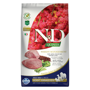 Famina N&D Quinoa - Gestion du Poids, Agneau - Nourriture Sèche Sans Grains pour Chiens