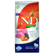 Farmina N&D Citrouille - Agneau et Myrtille - Nourriture Sèche Sans Grains pour Chiens de Grandes et Géantes Races