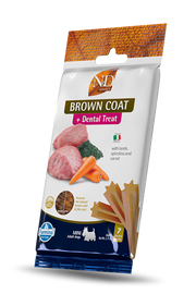 Farmina N&D White (Pelage Brown) - Bâtons Dentaires Agneau, Varech et Carotte - Gâteries pour Chiens de Petite Race