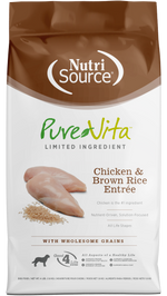 Voir l’image dans la galerie, NutriSource PureVita - Chien Poulet et Riz Brun - Nourriture Sèche à Ingrédients Limités pour Chiens