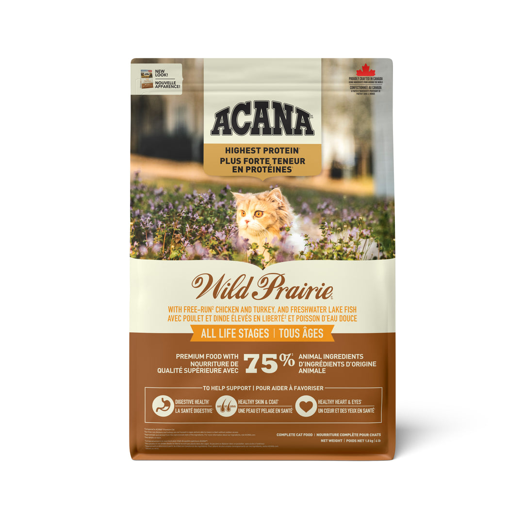 Acana Regionals - Chat Prairie Sauvage (Wild Prarie) - Nourriture Sèche Proteinée Sans Grains pour Chats