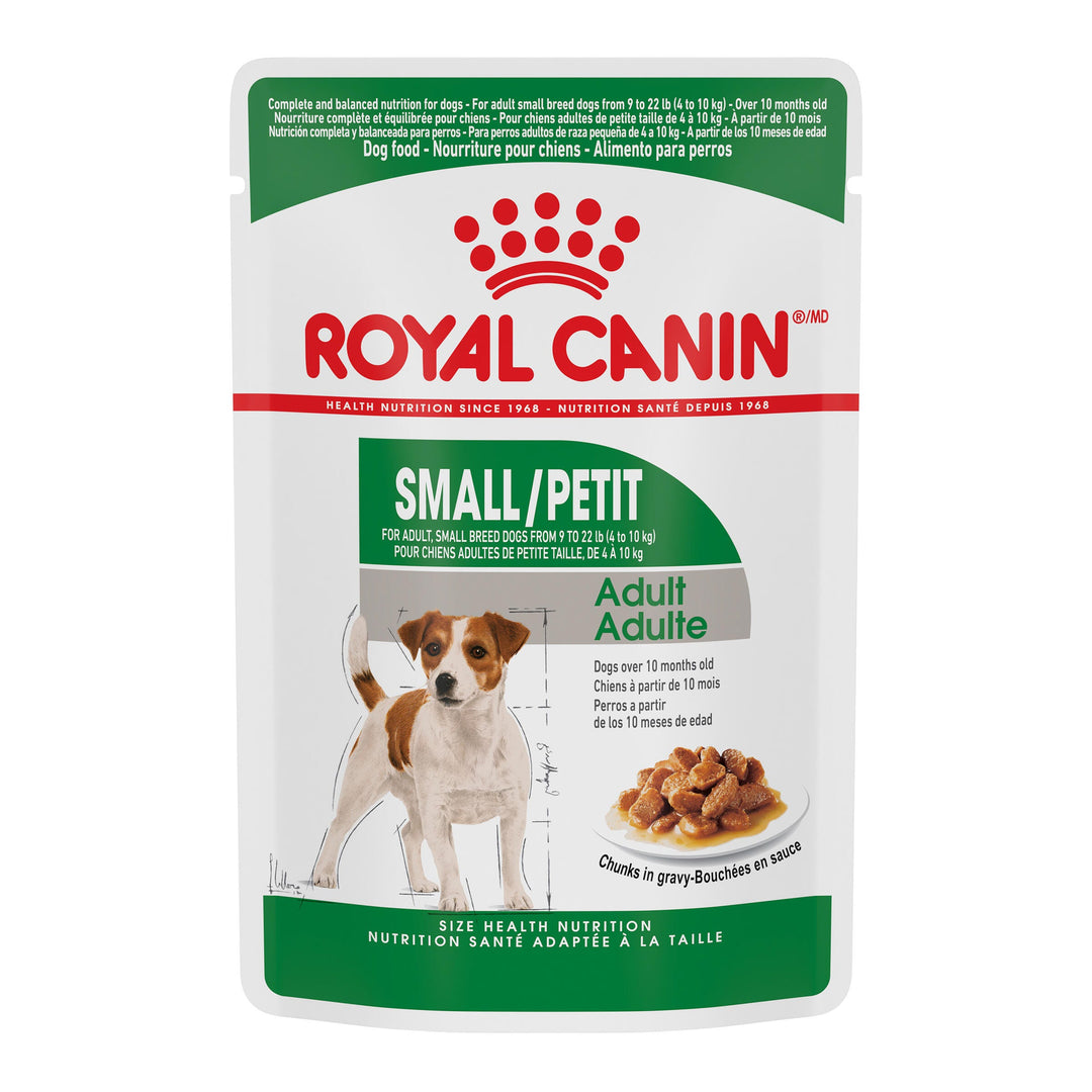 Royal Canin - PETIT Chien Adulte Bouchées en Sauce - Nourriture Humide pour Chiens en Pochette