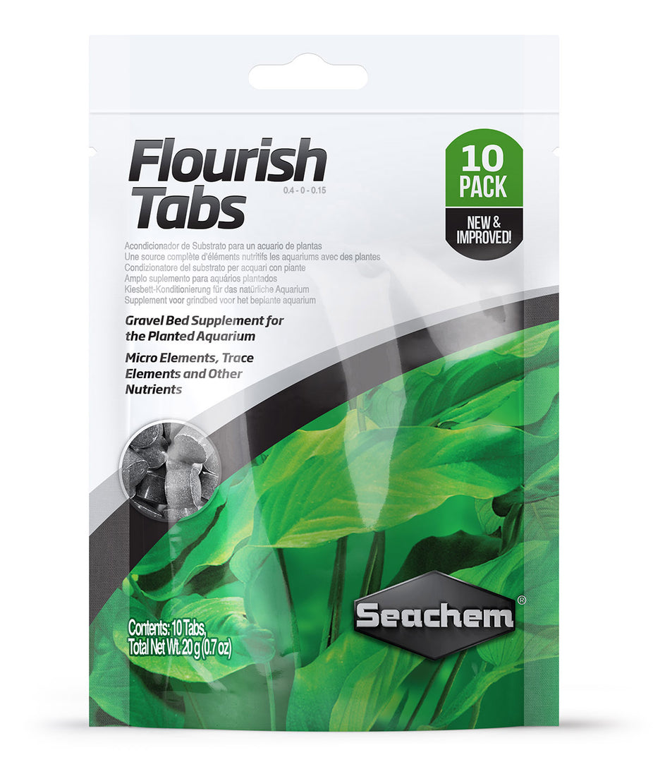 SEACHEM Flourish Tabs x10 pour Aquarium