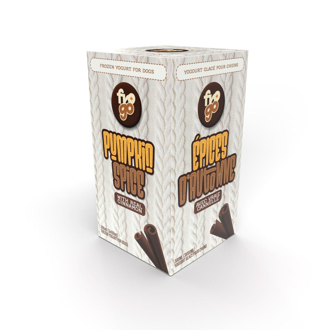 Big Country Raw - Yogourt Glacé au Lait de Chèvre, Épices de Citrouille - Supplément Congelé pour Chiens