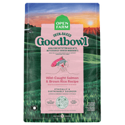 Open Farm Goodbowl - Saumon Sauvage et Riz Brun - Nourriture Sèche Cuite au Four pour Chiens