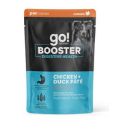 Petcurean Go! Solutions Booster - Santé Digestive - Pâté de Poulet et Canard - Complément Alimentaire pour Chiens Adultes en Sachet