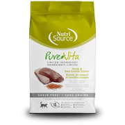 NutriSource PureVita - Canard et Lentilles - Nourriture Sèche Sans Grains à Ingrédients Limités pour Chats