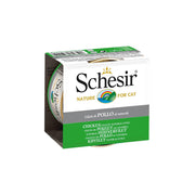 Schesir - Filets de Poulet au Naturel dans l'Eau de Cuisson - Nourriture Humide pour Chats