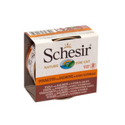 Schesir - Thon et Saumon en Sauce Naturelle - Nourriture Humide pour Chats