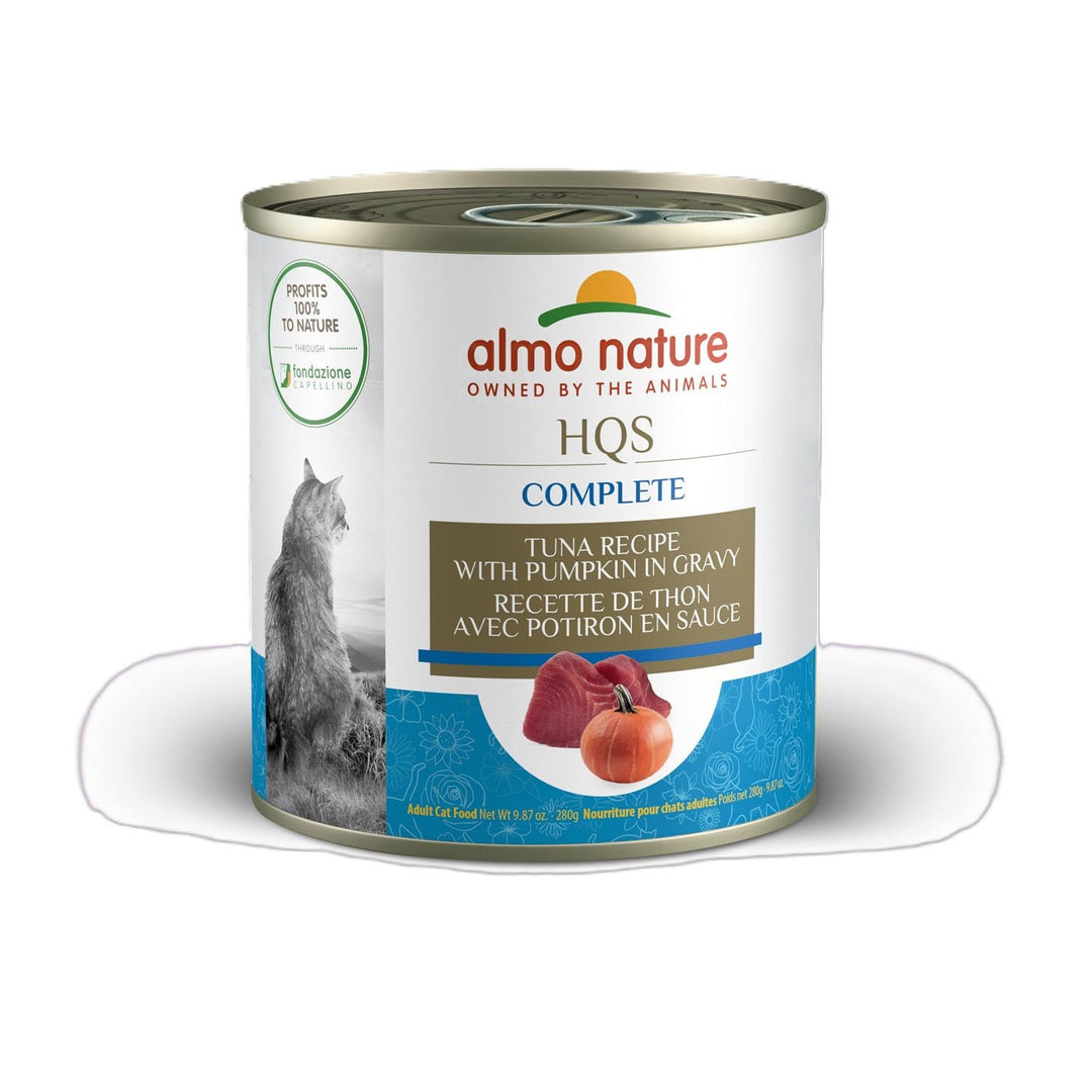 Almo Nature HQS Complete - Thon et Citrouille en Sauce - Nourriture Humide pour Chats Adultes