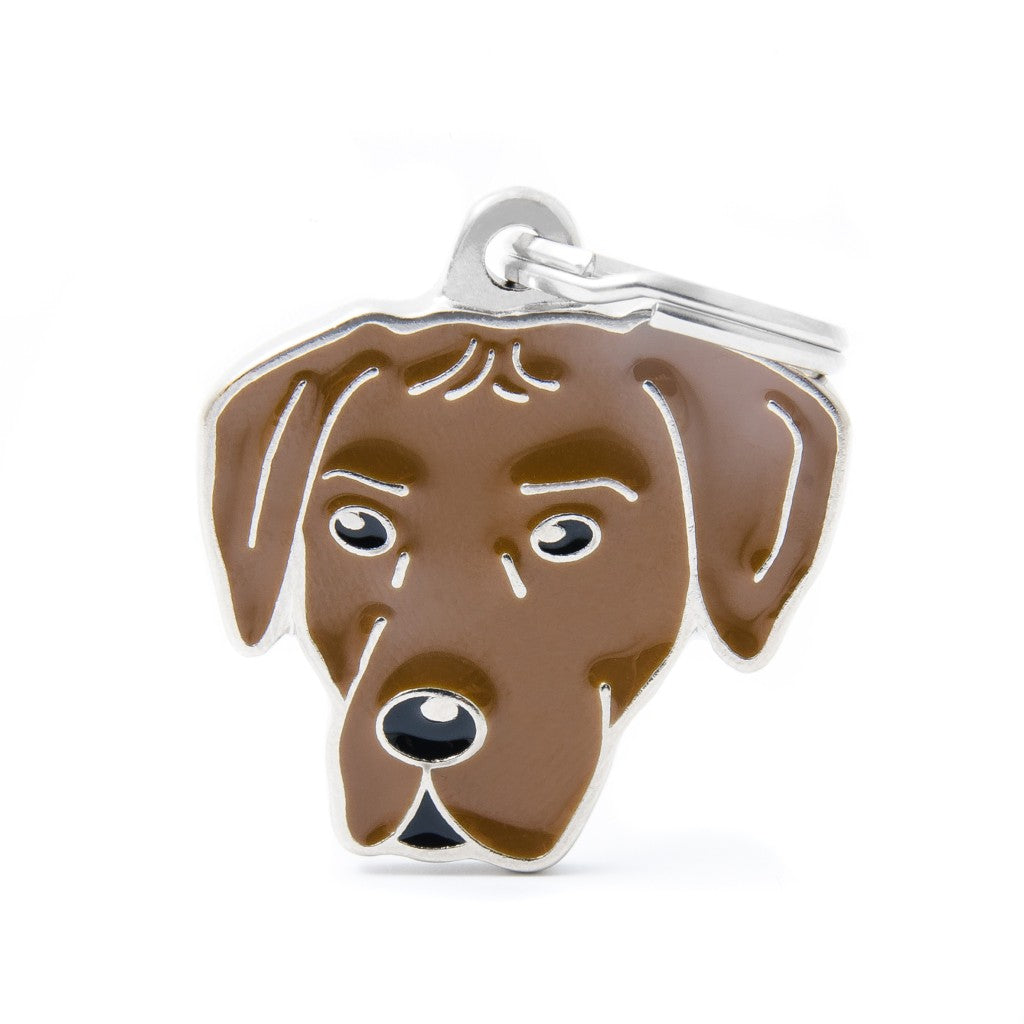 My Family - Friends Rhodesian Ridgeback - Médaille d'Identité pour Chiens