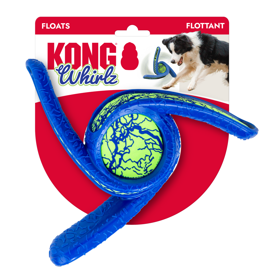 Kong - Whirlz Throw - Jouet à Lancer pour Chiens