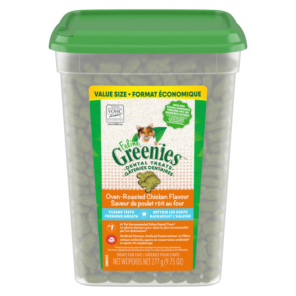 *GREENIES FÉLIN Gâteries Chat Poulet Rôti au Four 277g
