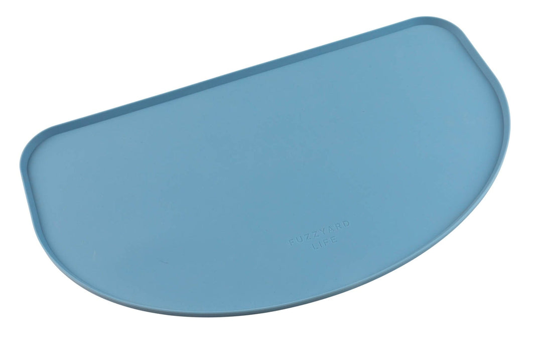 FUZZYARD Life Chat Tapis d'Alimentaion Silicone Bleu