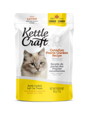 Kettle Kraft - Poulet des Prairies Canadiennes et Herbe à Chat - Gâteries Tendres pour Chats