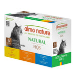 Voir l’image dans la galerie, Almo Nature HQS Natural - Emballage Multiple de Poulet et Thon au Bouillon - Nourriture Humide pour Chats Adultes